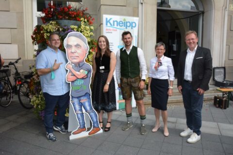 Vorstandsmitglieder bei der 50 Jahrfeier des KAC Leibnitz